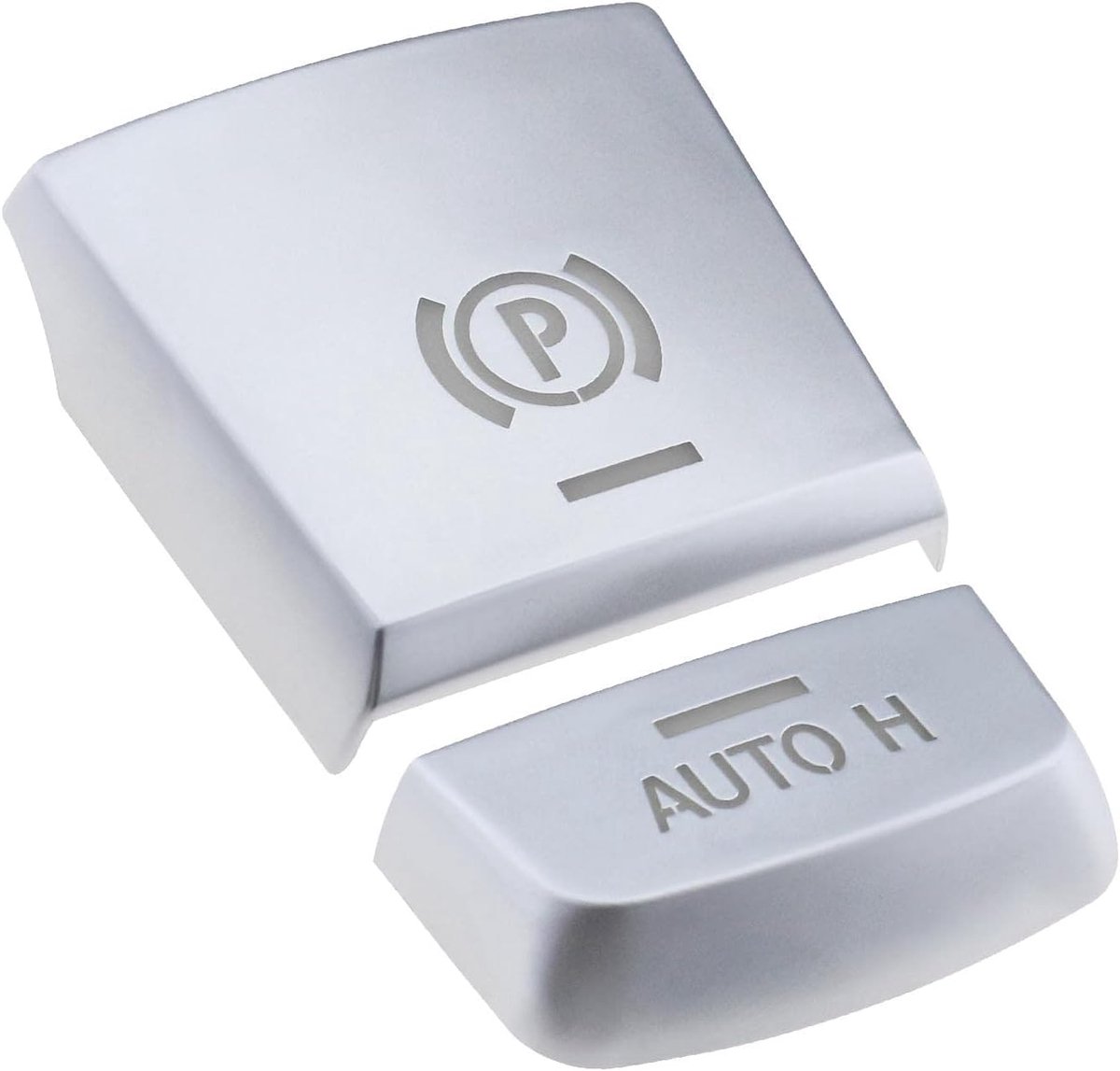 SnelShoppen - Parking Brake Switch Sticker P Knop Deksel ABS Chroom Geschikt voor BMW F10 5 Serie F07 5GT F12 6 Serie F01 7 Serie F25 X3 F26 X4 F15 X5