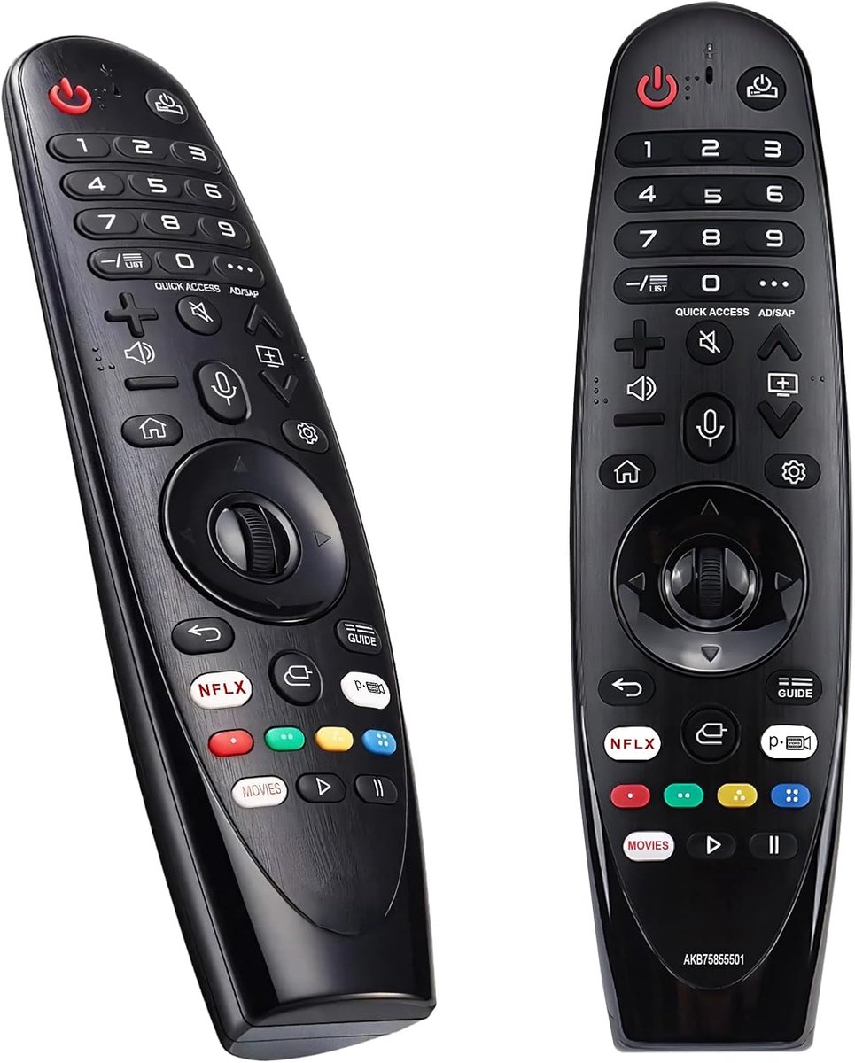 SnelShoppen - Magic Remote Afstandsbediening voor TV MR20GA, Vervangende AKB75855501 Stem Afstandsbediening met Pointerfunctie voor AN-MR20GA MR19BA M