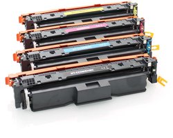 Toners-kopen.nl HP 220A / W2200A - Toner Multipack 5-delig - 4x Zwart, 1x Cyaan|geel|magenta|zwart - Huismerk Compatible - Geschikt voor HP Color LaserJet Pro 4202…