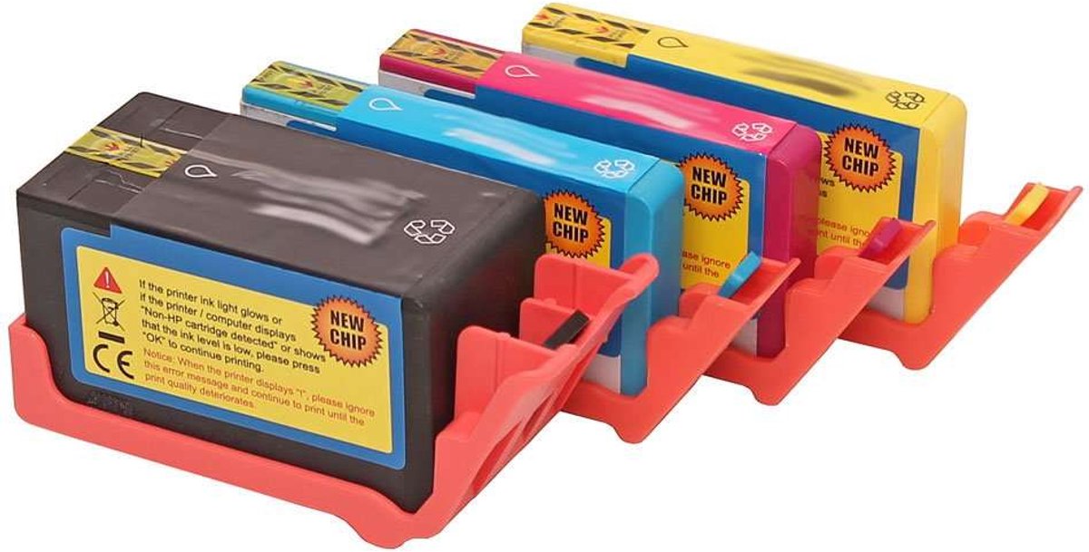 HP 924E - Inktcartridge Multipack 4-delig - 1x Zwart, 1x Cyaan, 1x Magenta, 1x Geel - Huismerk Compatible - Geschikt voor HP OfficeJet Pro 8120 8120e 8122e 8123 8124e 8125e 8130 8130e 8132e 8134e 8135e