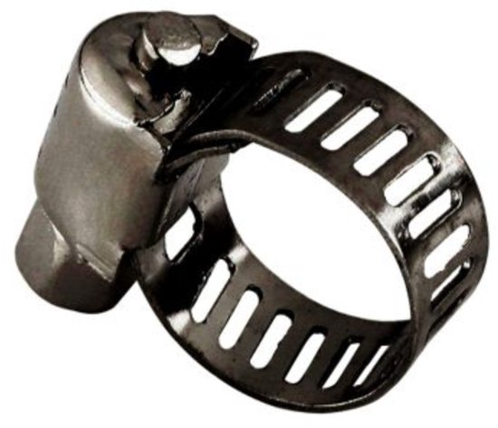 Slangklem - 20 stuks - Slang Koppeling Klem - Slangklemmen - Zilver - RVS - 10-16 mm (8 mm Breedte) - bescherming tegen roesten - voor auto, motorfiets, boot, aquarium, grasmaaier van Wovar — afbeelding 3