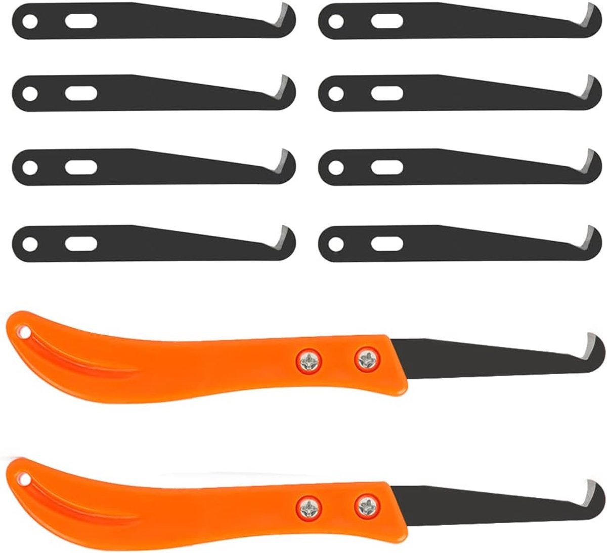 Tegelvoegenschraper 2pcs - Inclusief 8 vervangbladen - Efficiënt reinigen van voegen - Voor tegels en siliconen - ShopVlot