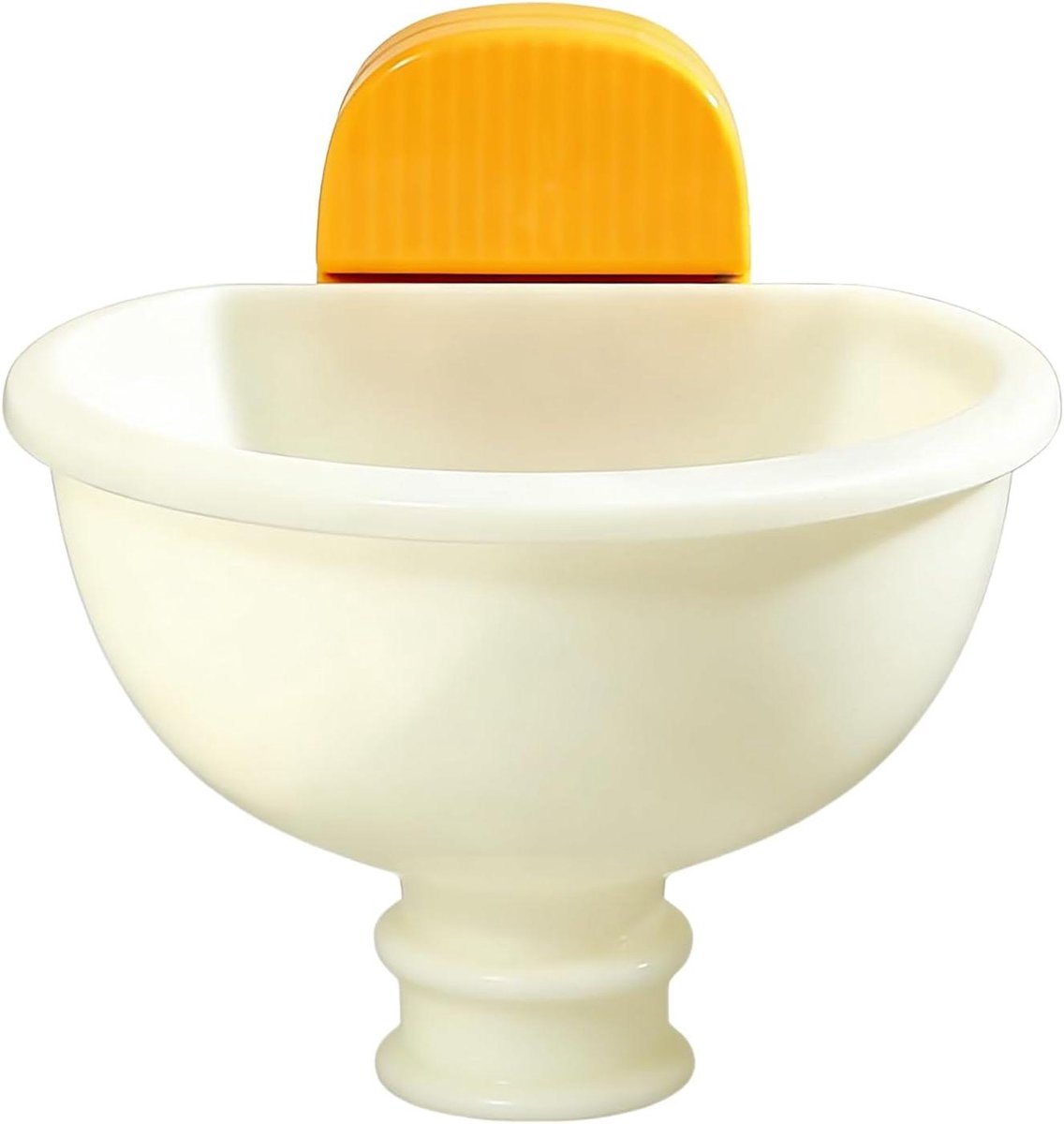 Worstmaker - Worst vulmachine - Worst maken - Antislip zuignapvoet - 13.5 cm - Geel