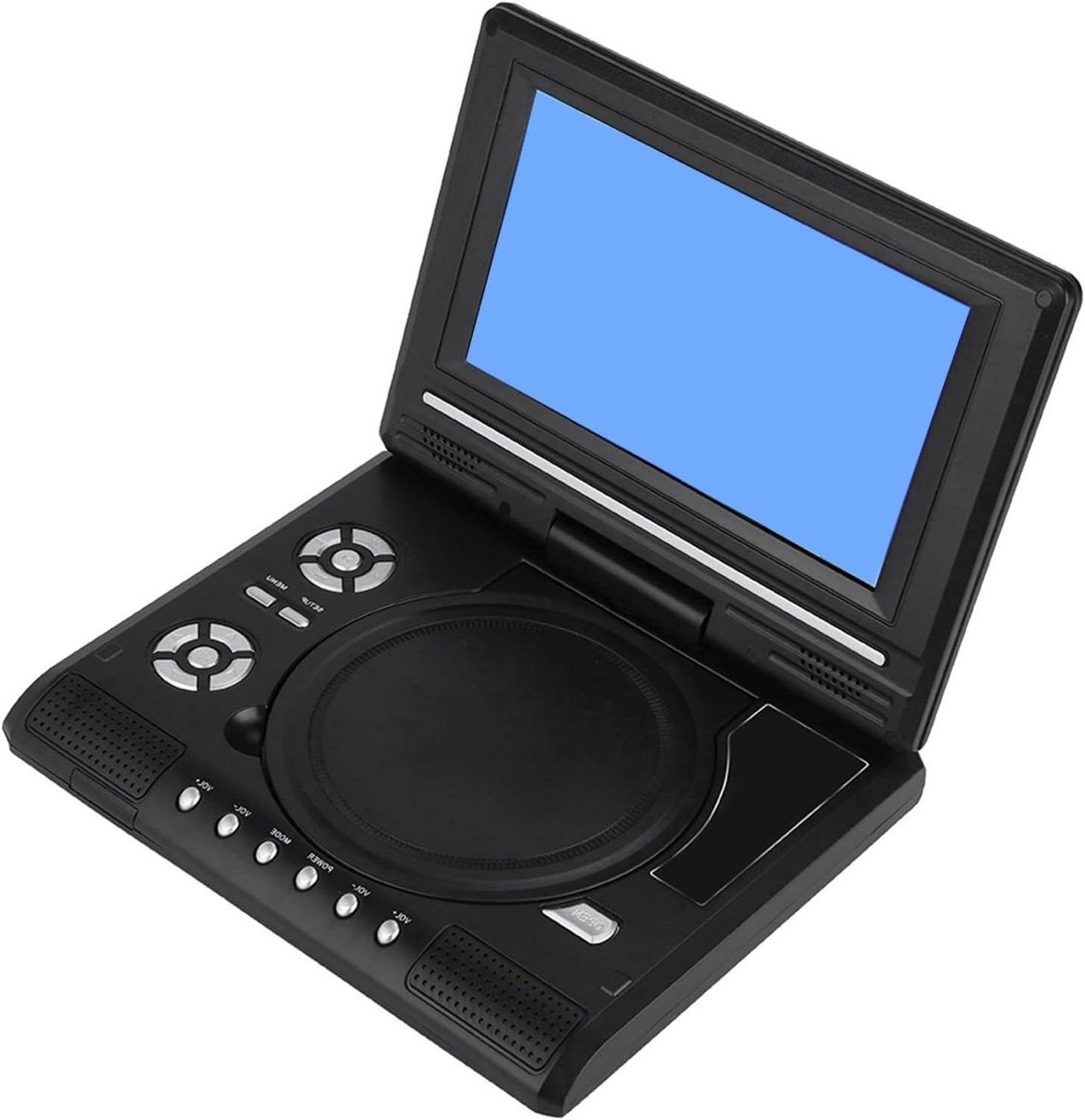 Draagbare DVD Speler - Mini HD Player - Films Kijken - 270 Graden Draaibaar - 7 Inch Scherm - Zwart