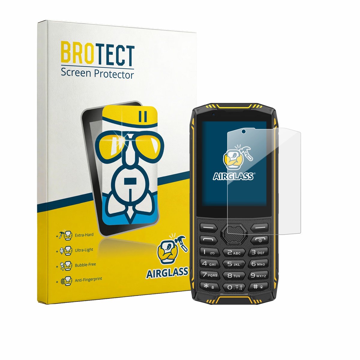 Screenprotector voor Ulefone Armor Mini 5 Beschermglas transparant