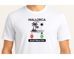 Mallorca is calling - T Shirt - cute - kawaii - Gift - Cadeau - schattig - schattigdesign - liefdesign - pastelkunst - Funny