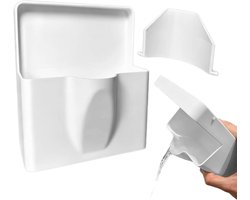 Lekbak wasmachine - 17.8×17.8×4.5cm - Met Geleidetrechter - Lekbak voor Wasmachine en Vaatwasser - Wateropvang - Waterdichte bak - Opvangbak - Universele wasmachine lekbak - Wasmachine opvangbak - Afvoerbak - Voor kelder, woning, camper