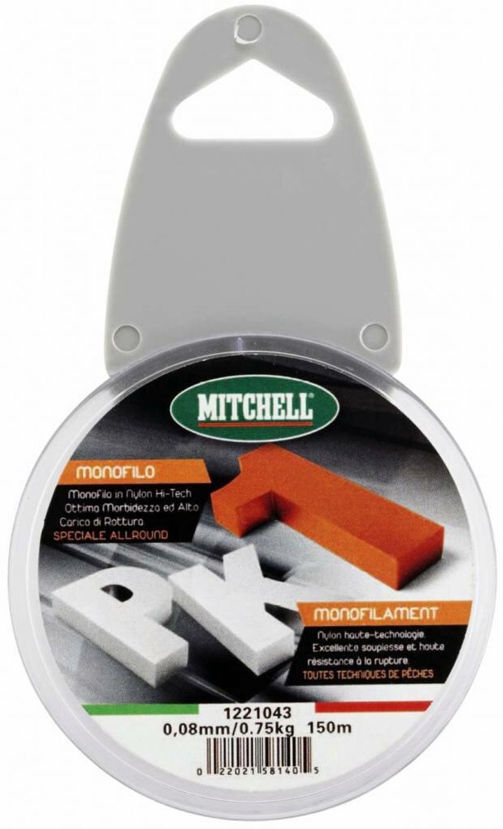 Mitchell PK1 Connect Nylon Lijn - Transparant Vislijn - Visdraad - 0.20mm 3.90kg 100m