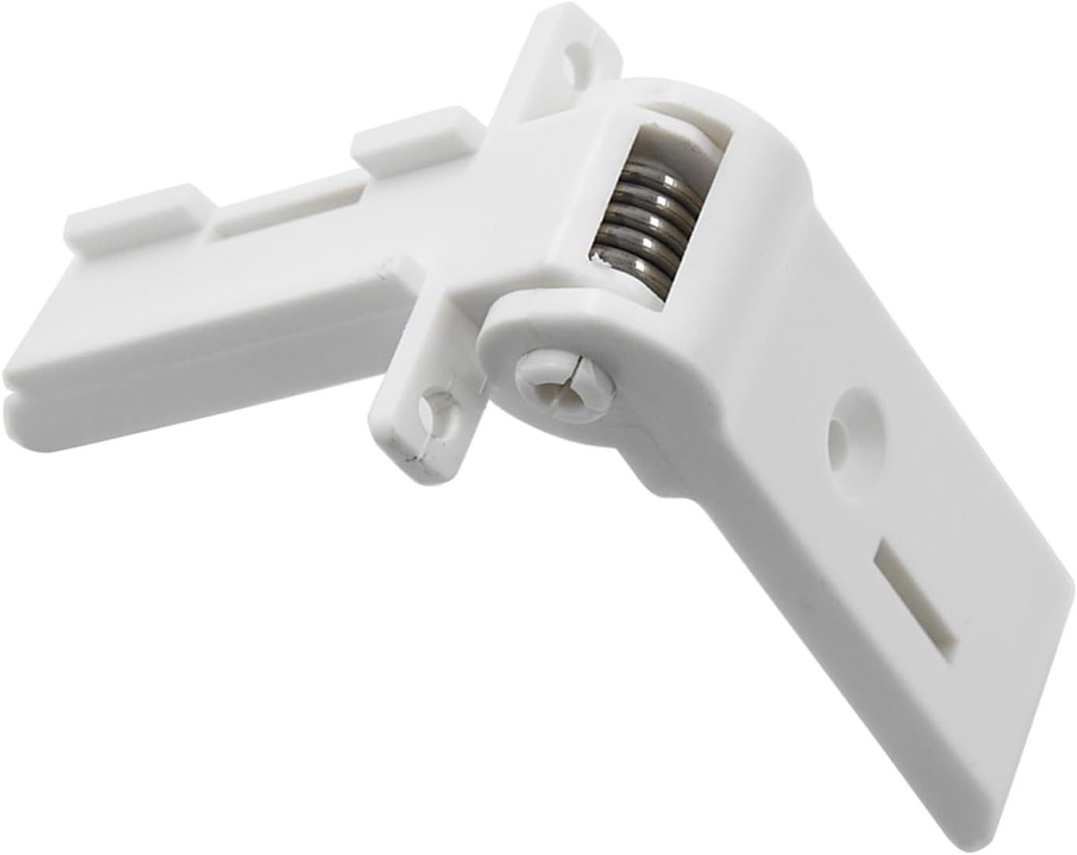 Hinge voor Vrieskast en Koelkast, Geschikt voor Caravan en Motorhome, Vervangingsonderdeel 2412125011 (Wit)