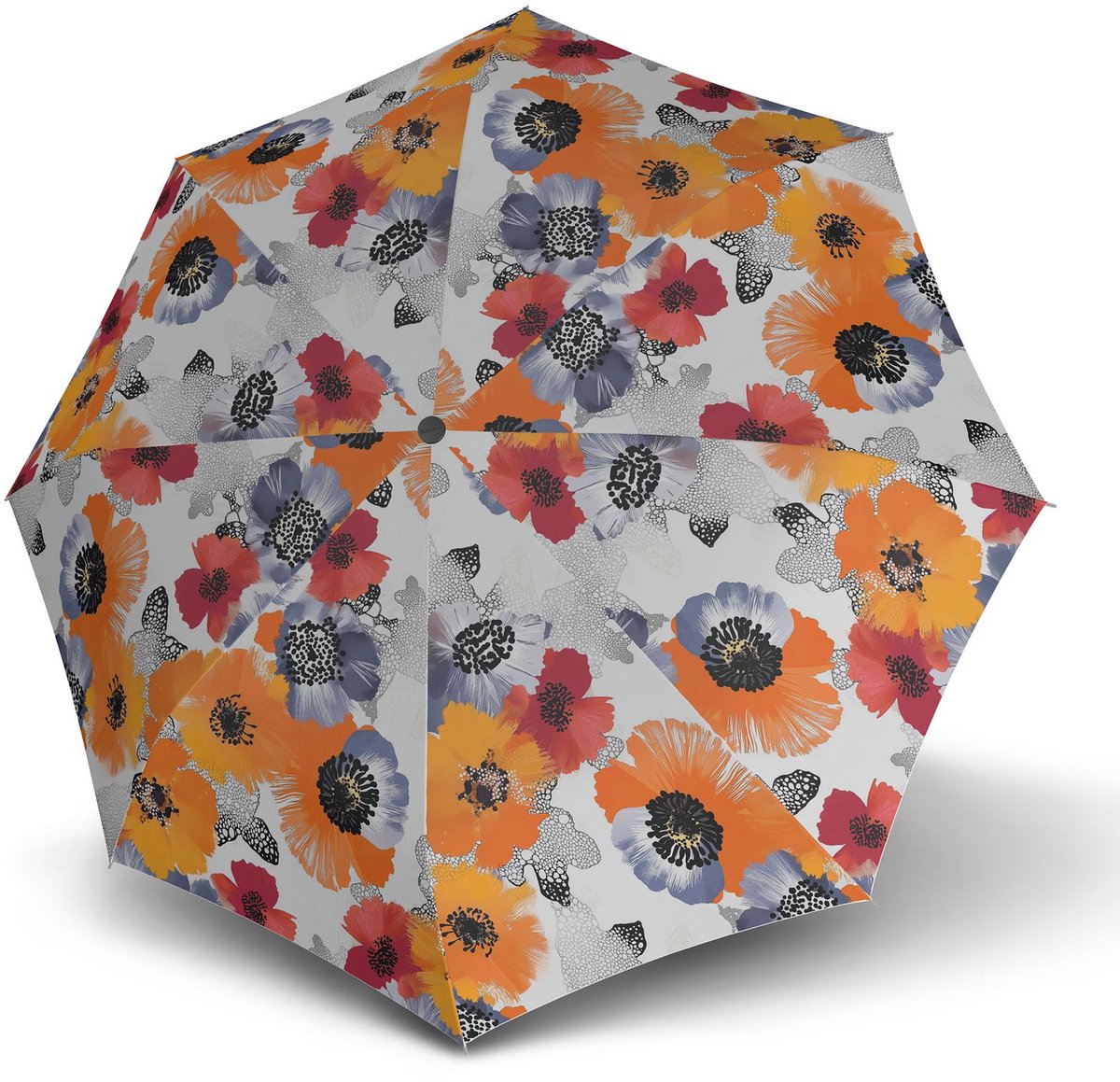 Knirps paraplu A.760 Stick Automatic Poppy veelkleurig