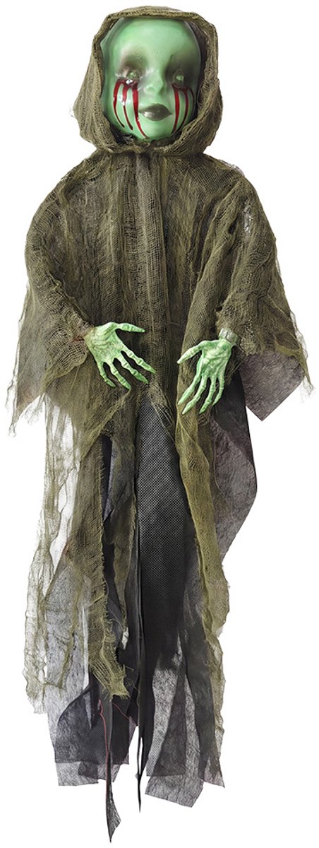 Clayre & Eef Halloween decoratie Overig Groen Kunststof Herfst decoratie
