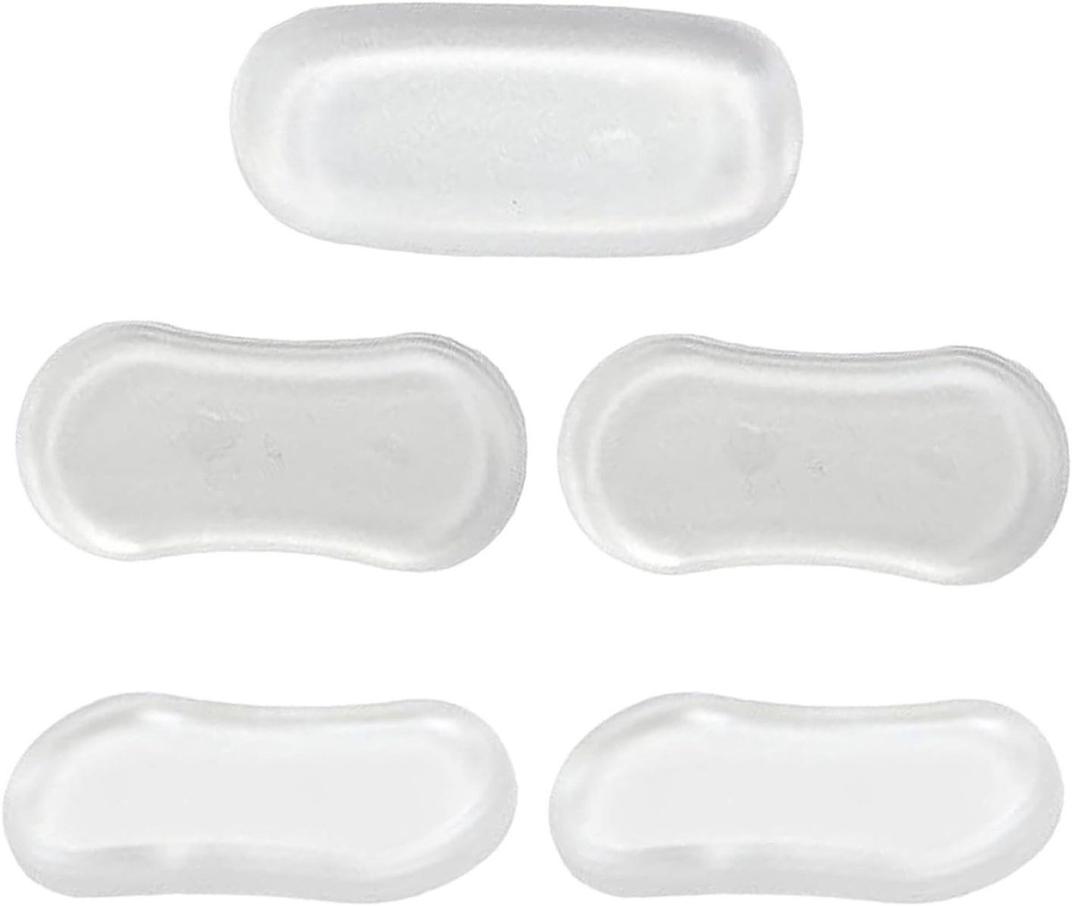 Toiletbril Bumpers - Bidet Opzetstuk - Stabiliseren Toiletbril - Geluidsreducerend - 45 x 21 x 05 cm - Transparant