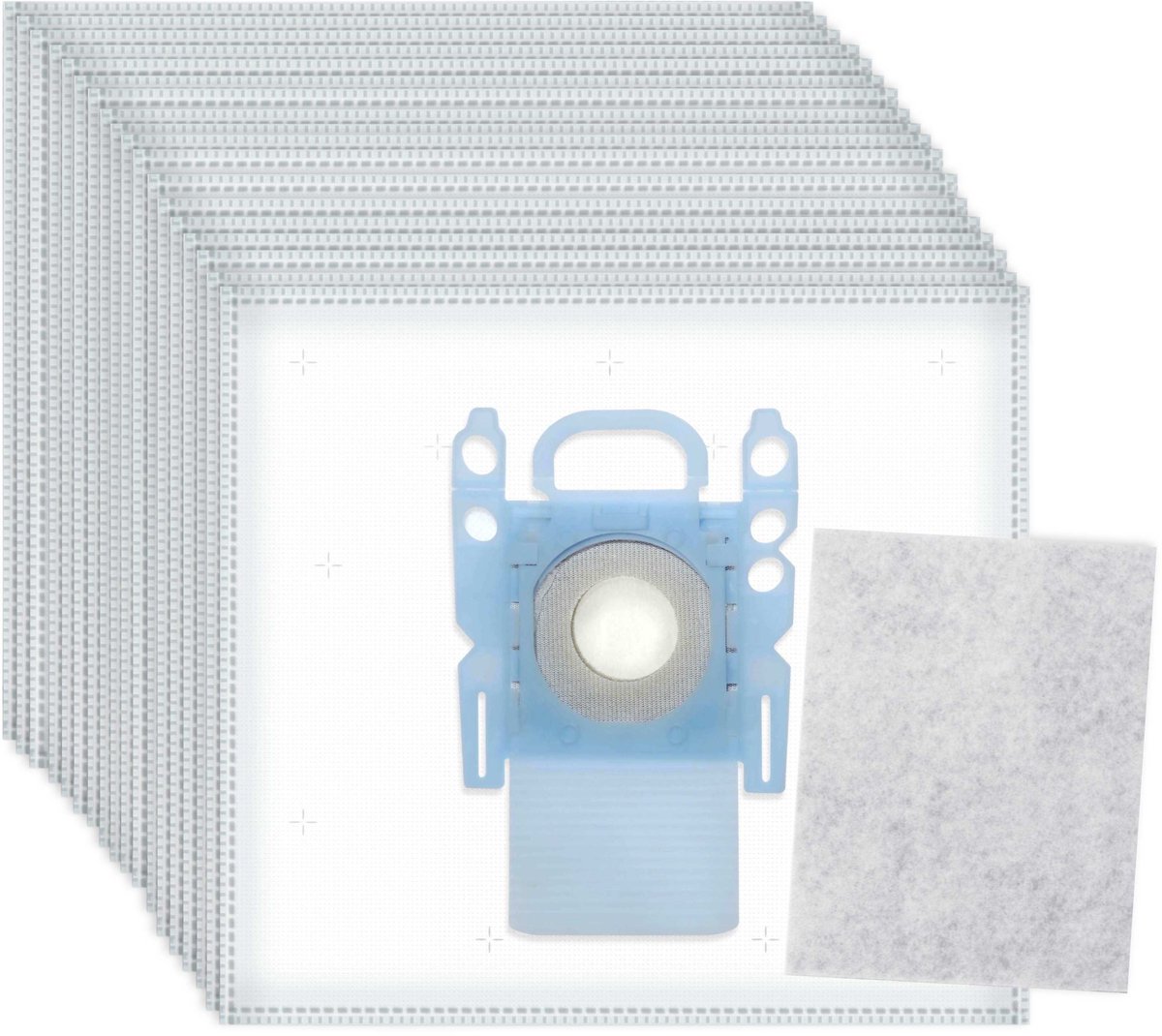 20x Dparts PRO stofzakken geschikt voor Bosch & Siemens G-ALL - Serie 8, 6, 5, 2 stofzuigerzakken - Q8.0 Q5.0 Q4.0 Q3.0 Z7.0 Z5.0 Z4.0 Z3.0 Z2.0 - stofzuigzak si52 - Move On - Pro Silence, Animal, Hygienic - Ingenius - Free'e - Logo - bbz41fgall
