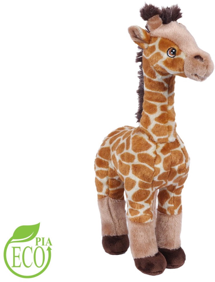 PIA Soft Toys - Pluche knuffeldier - Giraf ECO 34 cm