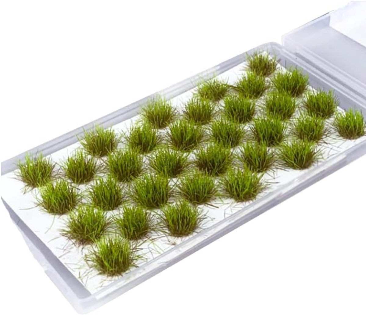 32PCS Static Grass Tufts and Plants Model Kit - Resin Landscape for DIY Train Miniature Artificial Grass Deco - ShopVlot