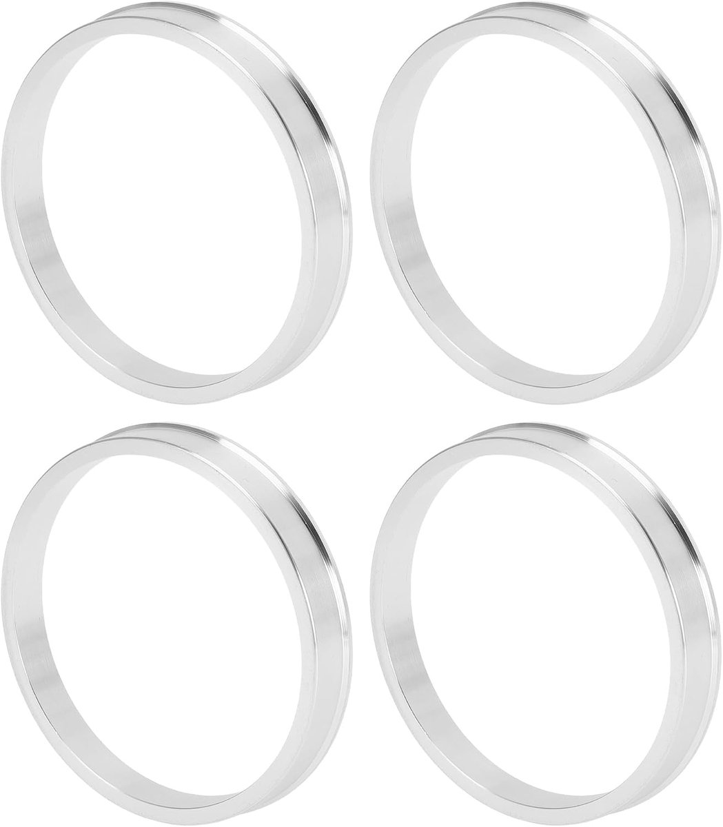 Wiel Hub Centric Ringen OD 7cm tot ID 6.3cm - Aluminium Legering - Shock Absorberend - Universele Geschiktheid - ShopVlot