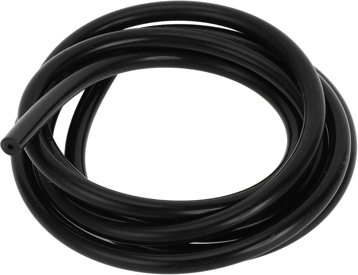 Silicone Vacuum Tubing Hose Motor 6FT 1/8" 3mm ID 2.5mm Thickness Car Automotive Vacuum Pipe Silicone Black High - ShopVlot