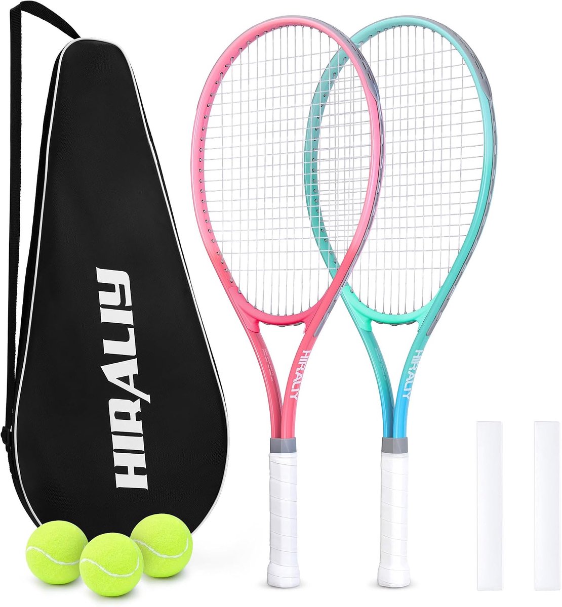 Tennisrackets Set 27 Inch - 2 Spelers - Voorgevormd - Ideaal voor Beginners - ShopVlot