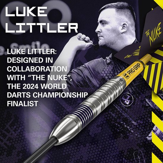 Target Luke The Nuke Littler 80% - Dartpijlen van Target — afbeelding 4