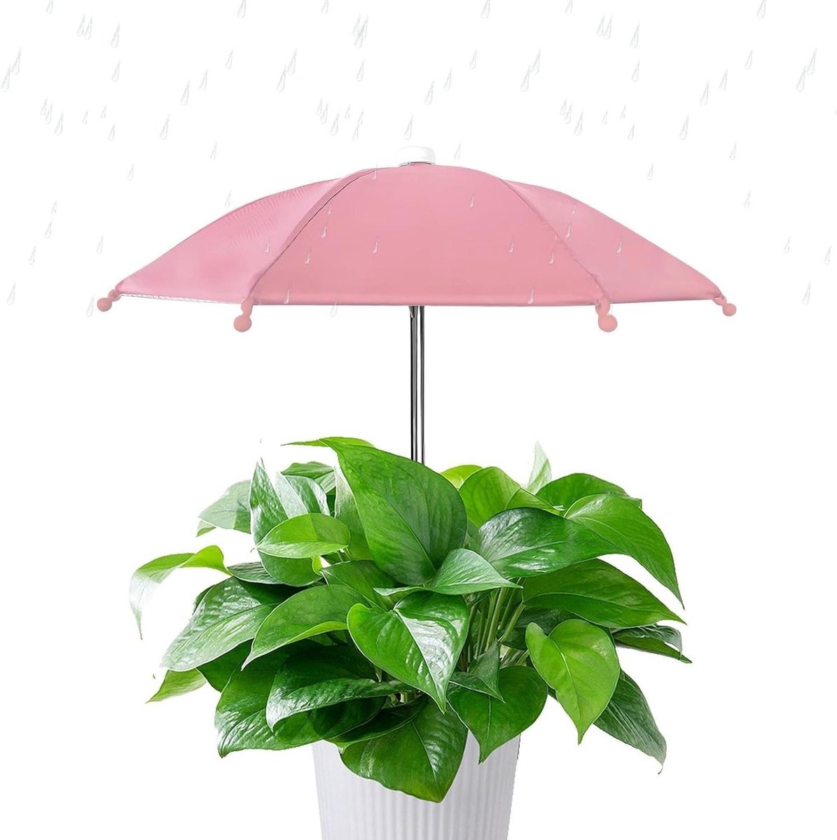 Plantenparasol - Schaduwparasol Planten - Planten Beschermen - Verstelbare UV-bescherming - 27 cm - Grijs