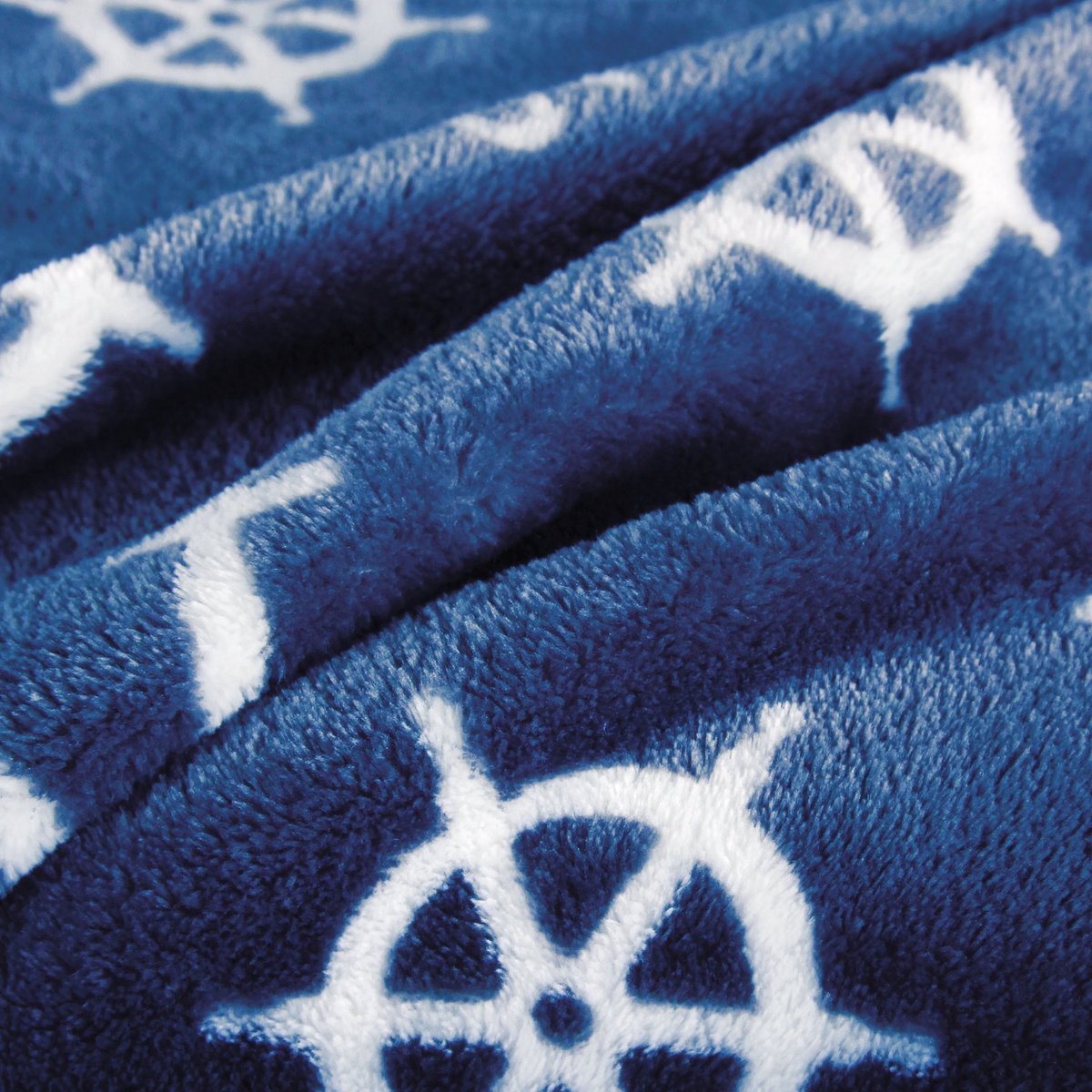 Omgoods - Nautische Microvezel Fleece Deken voor Volwassenen en Kinderen 150x200 cm