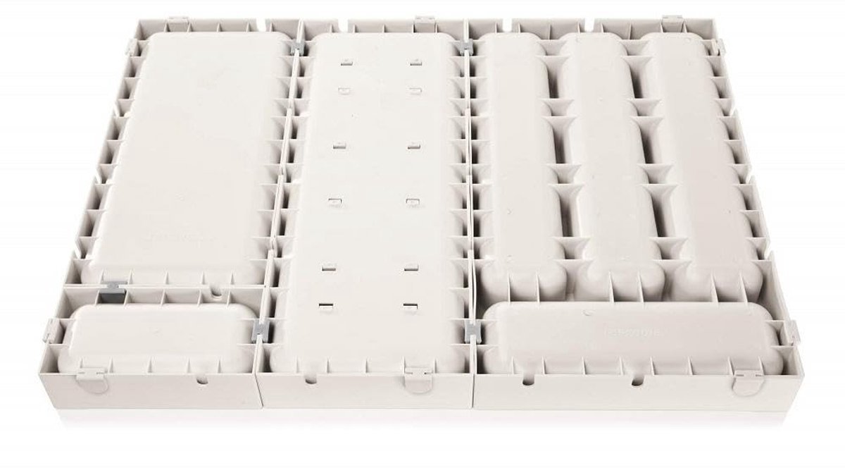 Omgoods - Plastic Bestekhouder voor Lade, 37 x 22 x 4.5 cm