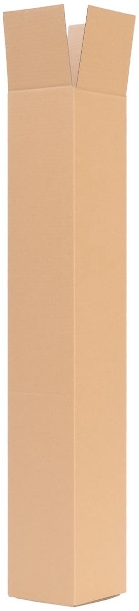 Omgoods - Sterke Vierkante Verzendbuizen 655 x 105 mm, 50 Stuks
