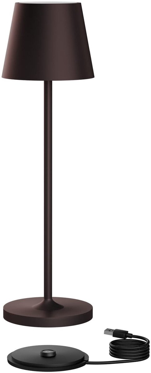 Omgoods - Dimbare LED Batterijlamp 38 cm - Binnen en Buiten