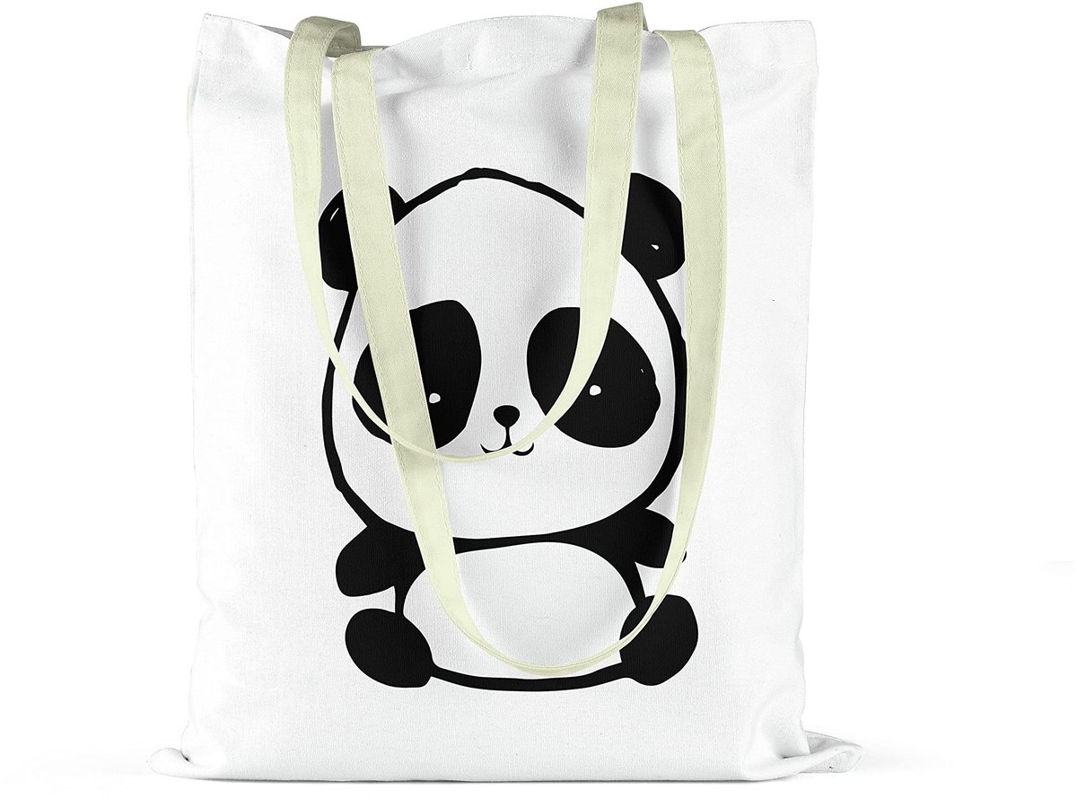 Omgoods - Herbruikbare Katoenen Tote Bag met Handvatten 34x40cm