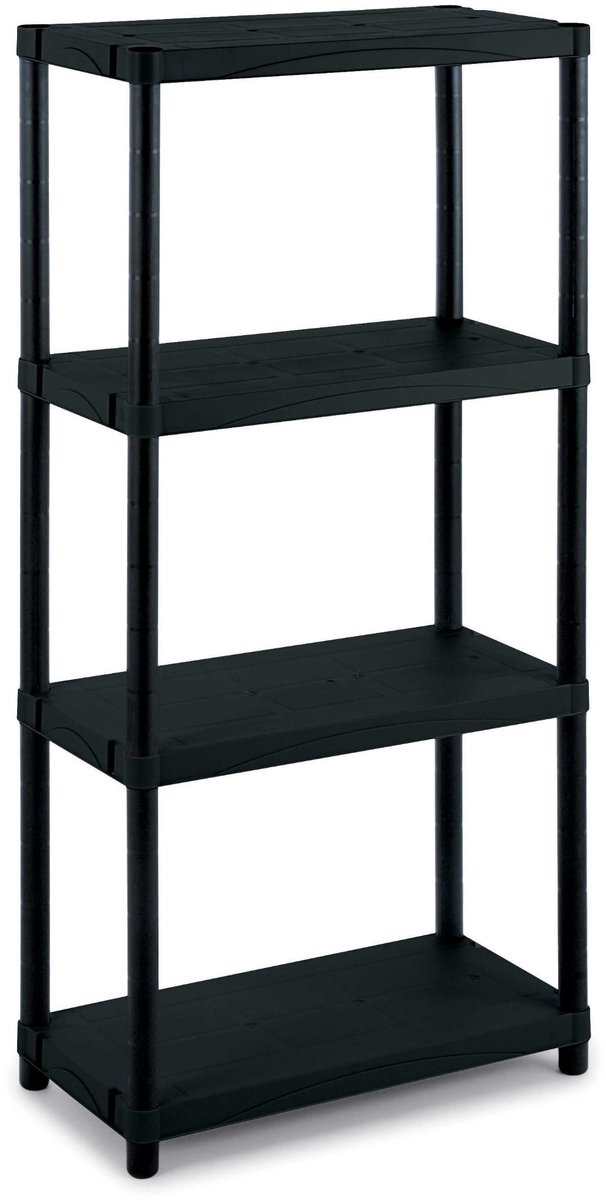 Omgoods - Modulaire Rek met 4 Planken, 60x30x132 cm