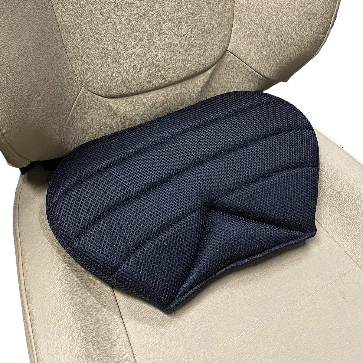 Omgoods - Orthopedisch Geheugenfoam Zitkussen voor Auto en Thuis - Zwart
