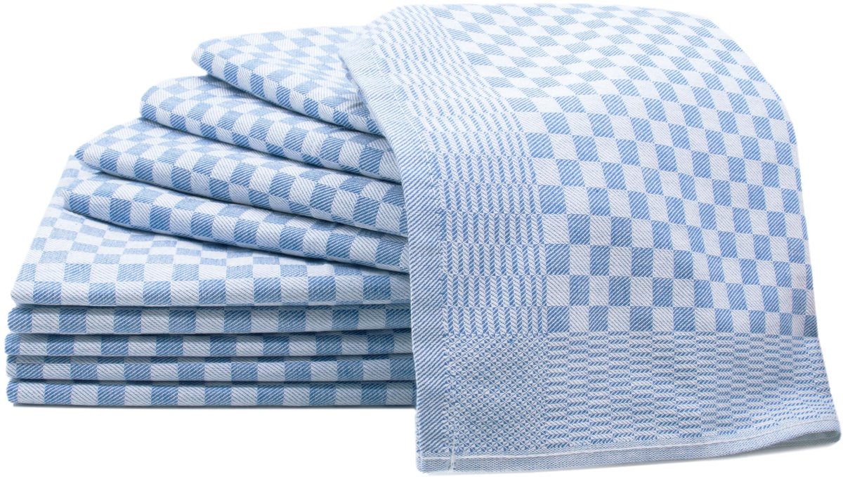 Omgoods - Set van 10 Keukenhanddoeken Katoen 46x90 cm
