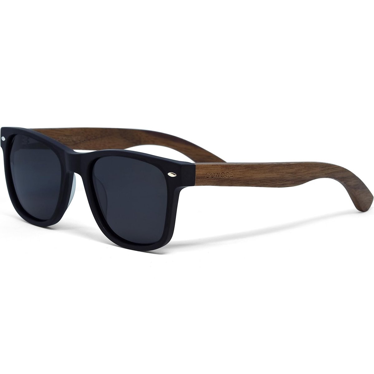 Omgoods - Houten Zonnebril met Polaroid UV400 Glazen