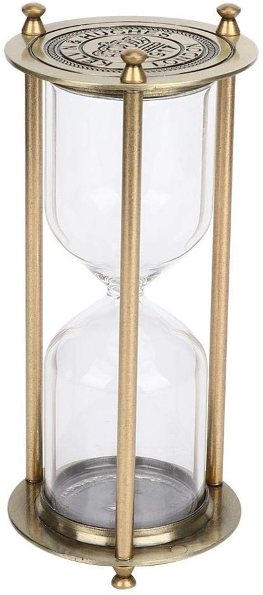 Omgoods - Zandloper - Decoratieve Zand Timer - Focus en Productiviteit Verhogen - Zilver - Tijdmanagement Accessoire - Perfect voor Thuis en Kantoo...
