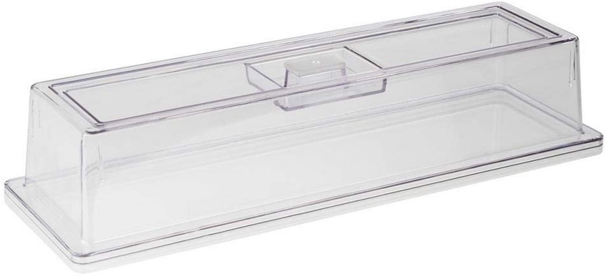 Omgoods - Transparant Deksel voor GN 2/4 Containers - 53 x 16.2 cm