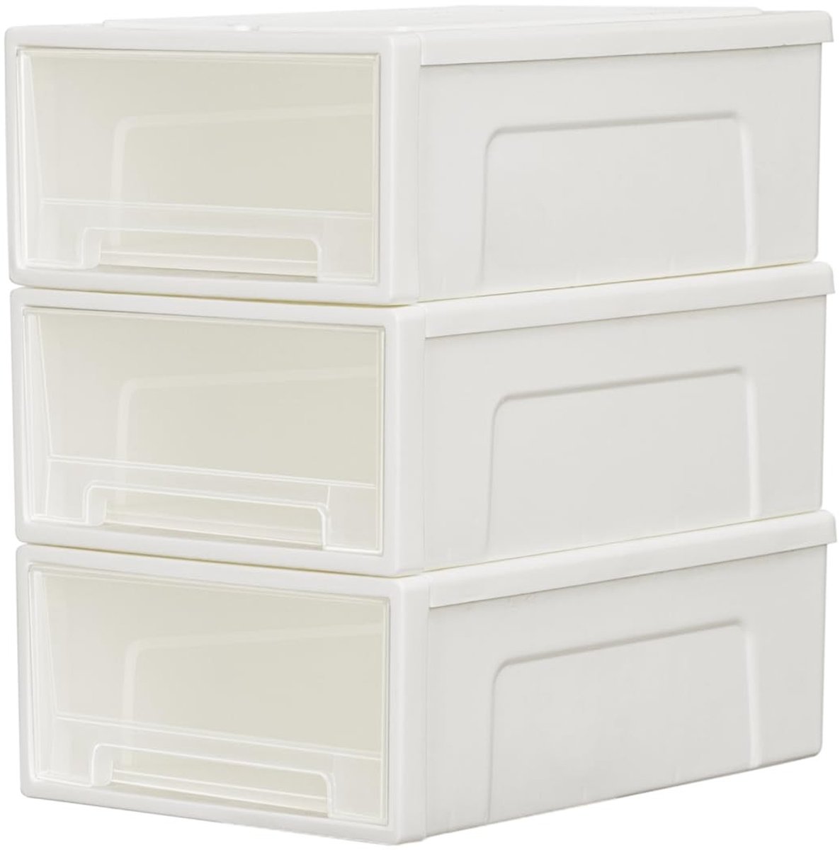 Omgoods- Opbergladen 5L - Kunststof Organizers - Stapelbare Toren - Bureau-Organizer - Duurzaam PP - BPA-vrij - Opbergdozen
