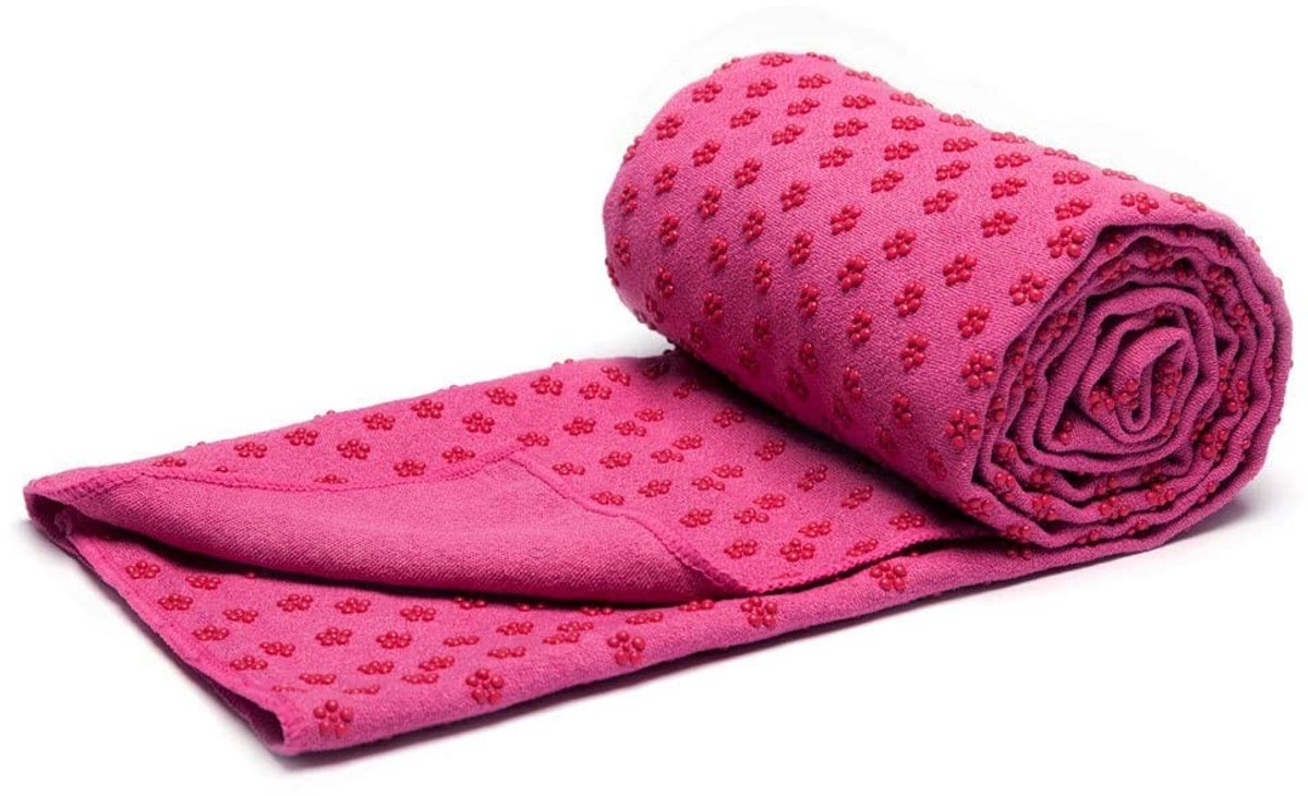 Omgoods - Antislip Sneldrogende Yoga Handdoek met Draagtas