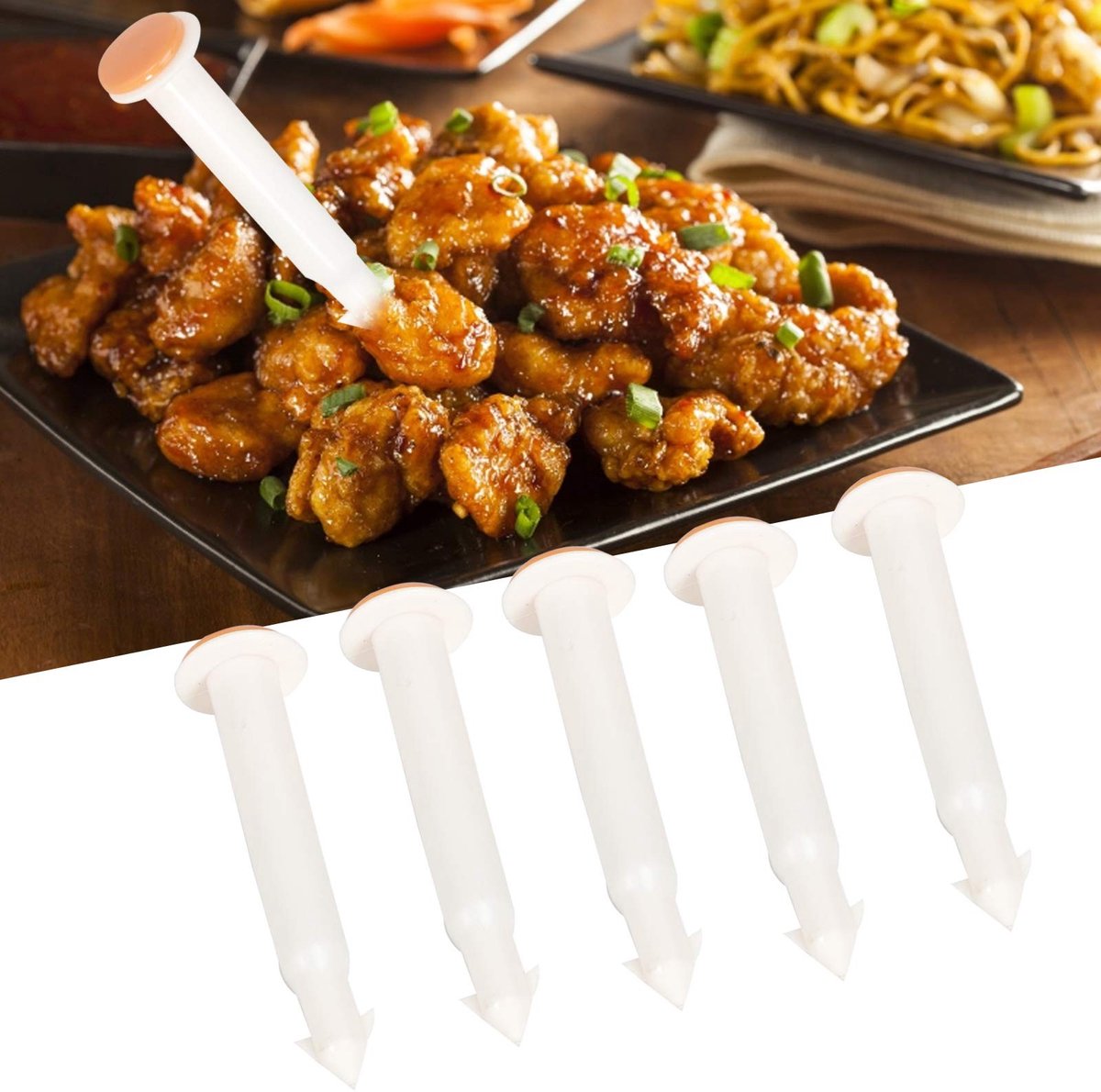 Omgoods - 20 Stuks Wegwerp Voedselthermometers voor Vlees
