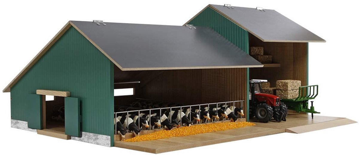 Omgoods - Boerderijmodel met Stal en Schuur 1:32