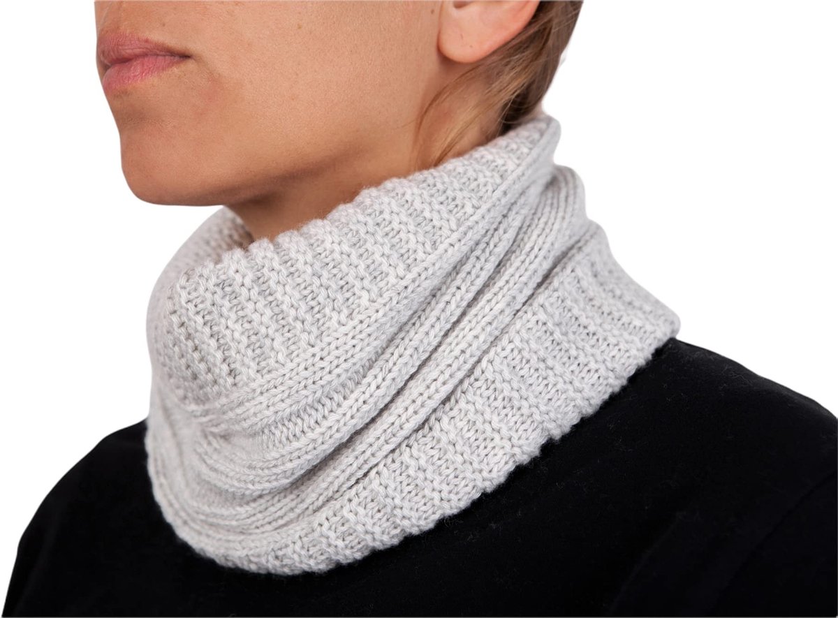 Omgoods - Unisex Kasjmier Sjaal in Lichtgrijs voor Koude Dagen