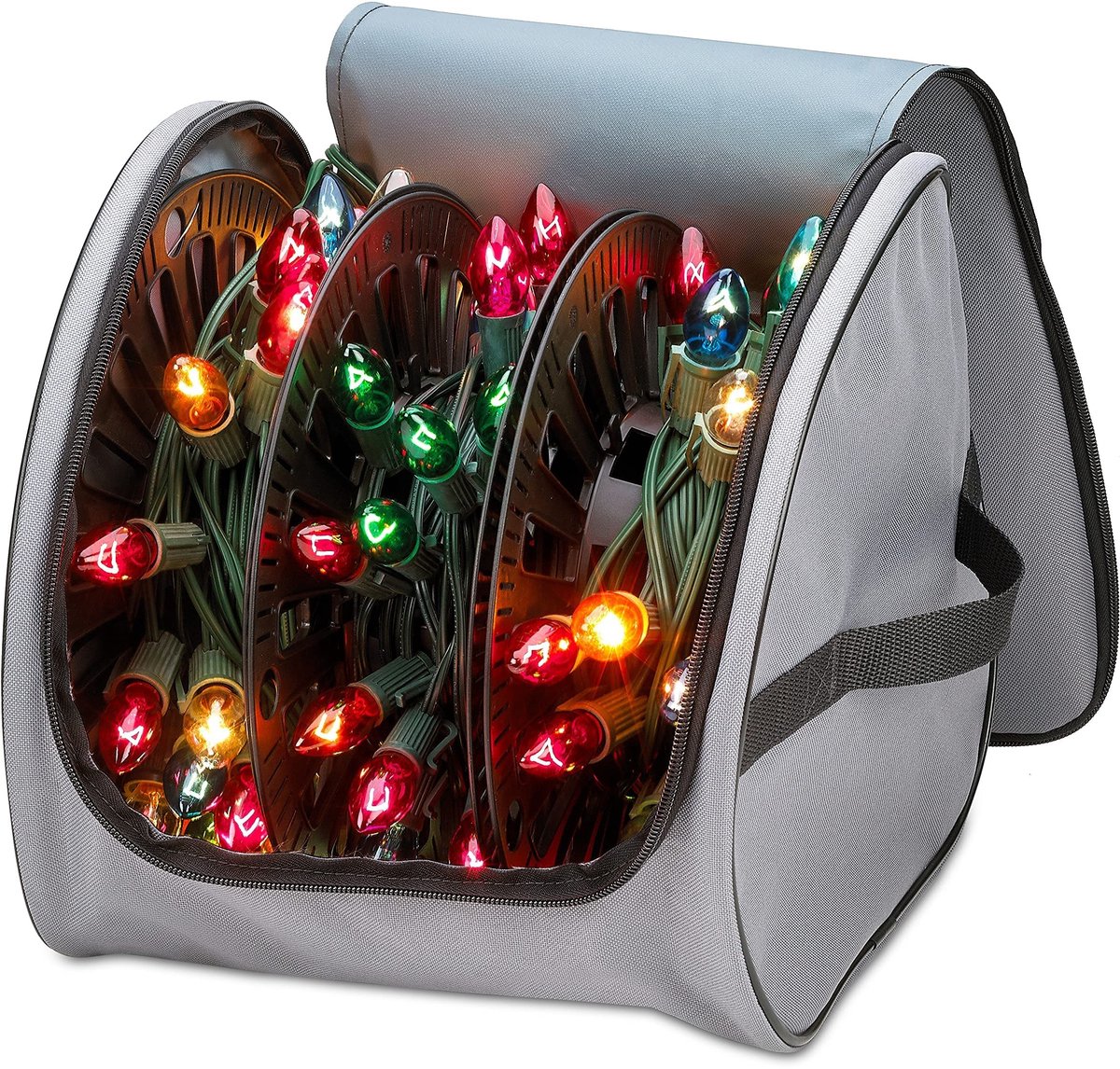 Omgoods - Opbergtas voor Kerstverlichting met Handvatten en Opslagrollen