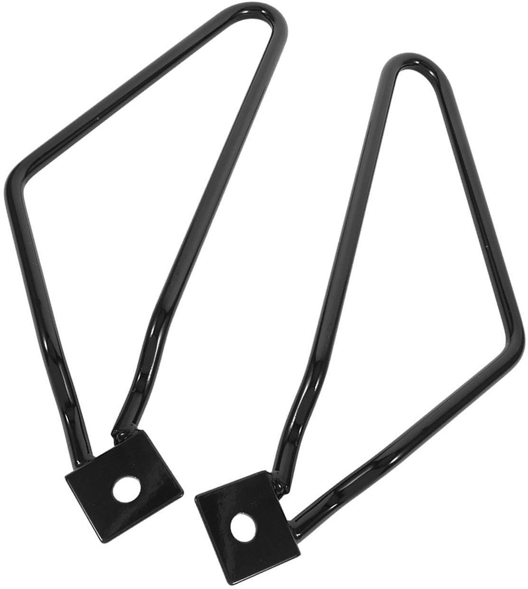 Omgoods- Zadeltas Montagebeugels Duurzaam - Motorfiets Houder - Corrosiebestendig - Set van 2 - Voor XL883/1200 HD1450/1584 - Inclusief Bouten/Ringen - Zadeltashouders