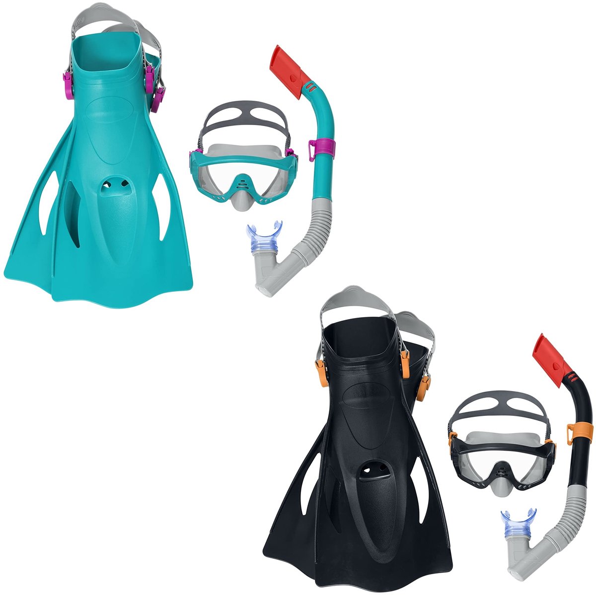 Omgoods - Duikmasker Set met Snorkel en Vinnen voor Volwassenen en Kinderen