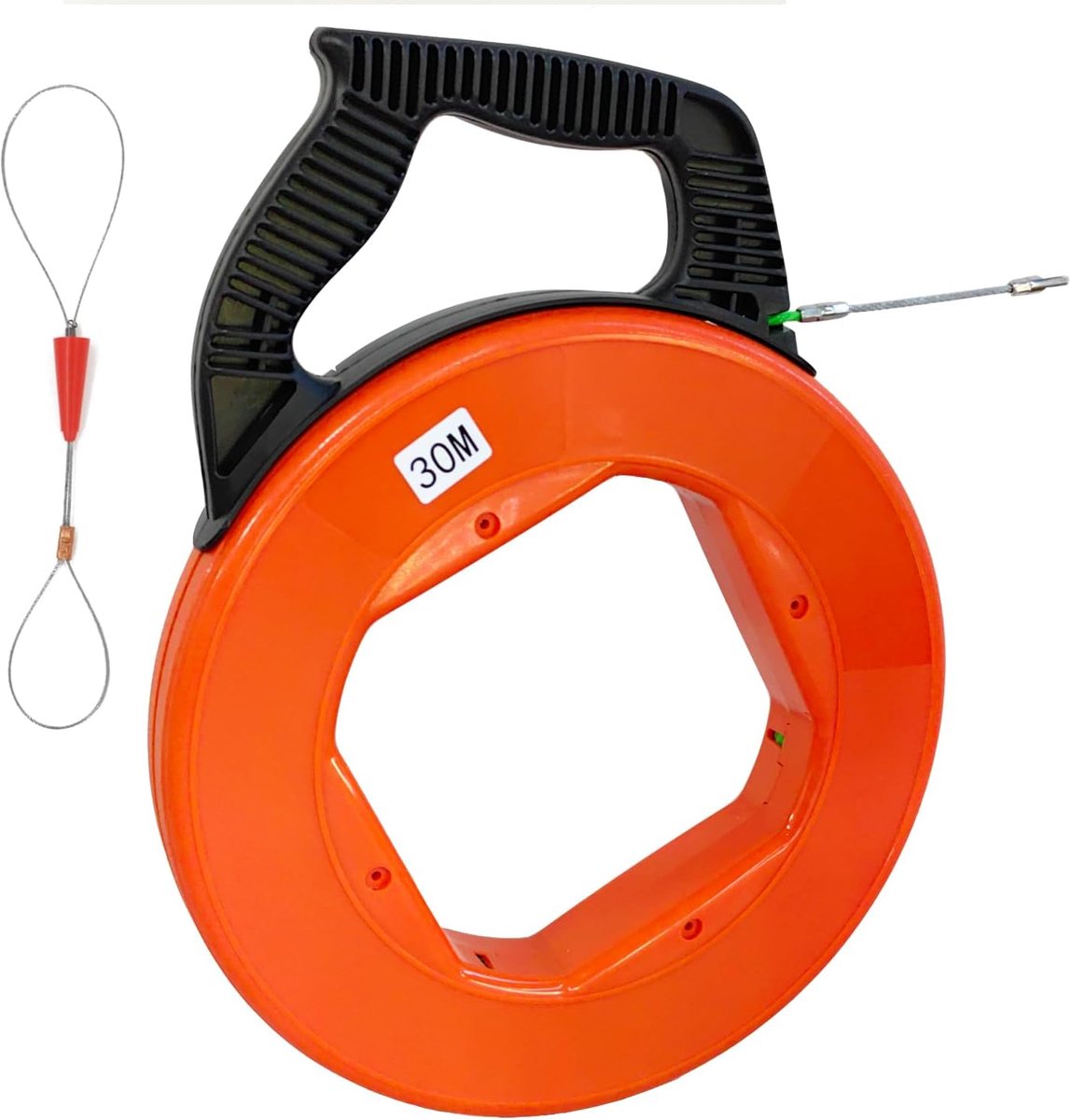 Visdraad trekker 30m - Polyester - Hoge treksterkte - Ideaal voor kabels door muren - ShopVlot