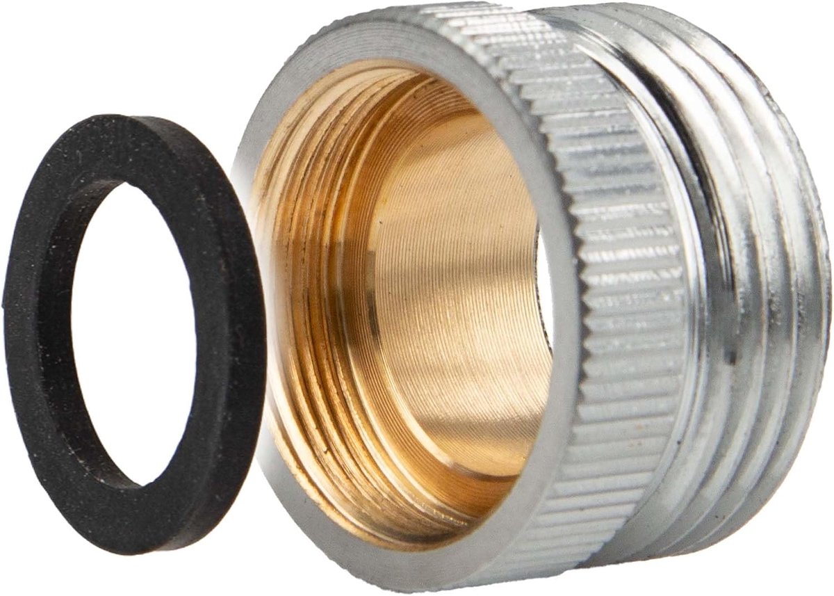 tecuro -4699112 Adapter/overgangsstuk voor uitlaten op fittingen, AG 3/4 naar IG M22x1
