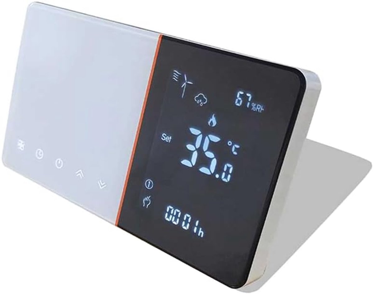 SnelShoppen - LEDLUX LL0253 WLAN Thermostaat voor Wandgasboiler Met Flush-Montagebox 503, Digitale Programmeerbare Thermostaat, Compatibel met Amazon