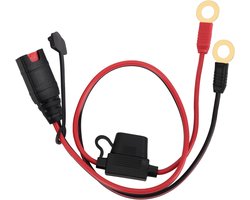 lasuroa GC008 X-Connect M10 (3/8 inch) XL-Oogklemconnector, Smart Batteries Druppelladerkabel Compatibel met Noco Genius 2 Accessoires Oogklemconnector