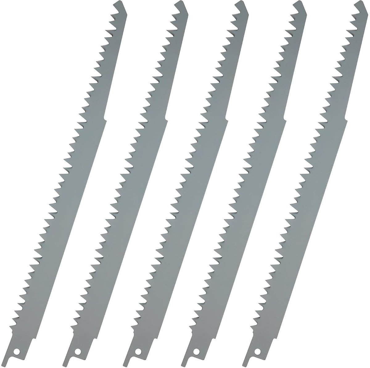 Reciprozaagbladen S644D reciprozaagblad HCS voor het zagen van multiplex, vezelplaat, MDF en kunststof 6TPI 150 mm 5 stuks