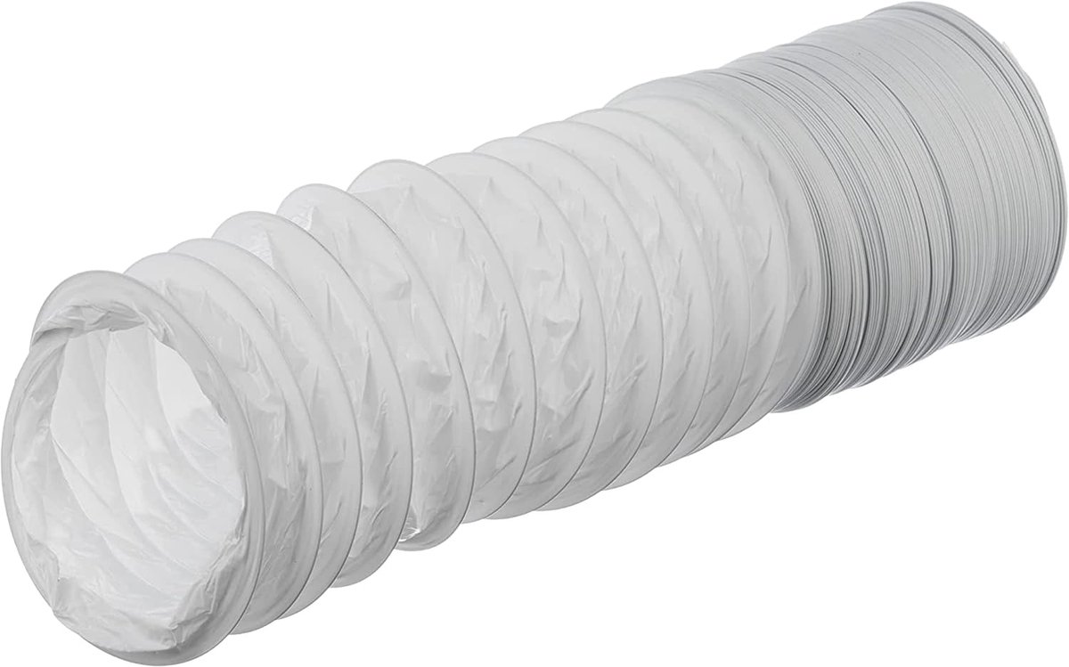125 mm / 6 m ventilatieslang - PVC flexibele slang - afvoerslang voor airconditioning wasdroger afzuigkap
