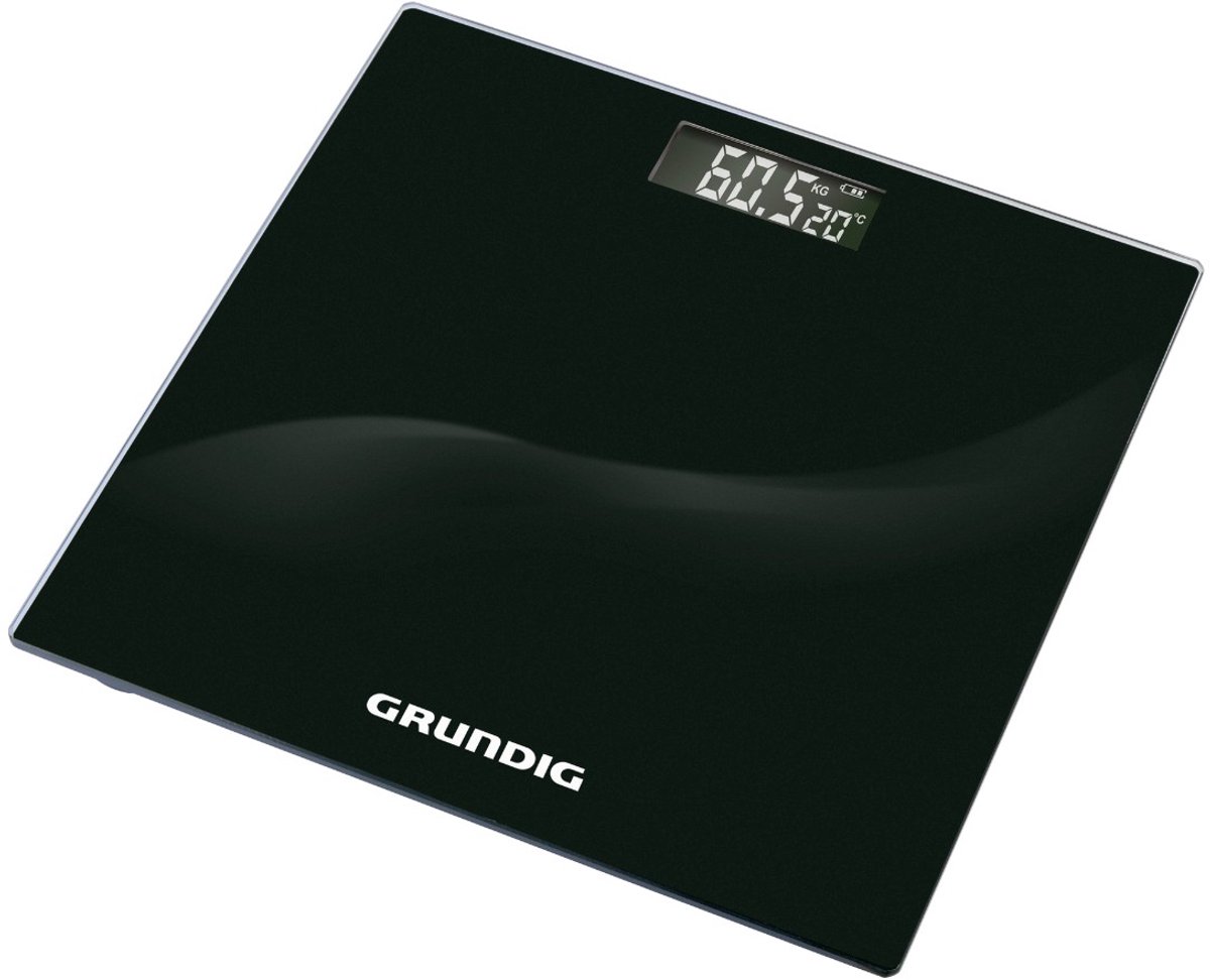 Bol.com Grundig Digitale Personen Weegschaal - Weegschaal tot 180kg - Personenweegschaal meet in kg/lb - Precisieweegschaal tot ... aanbieding